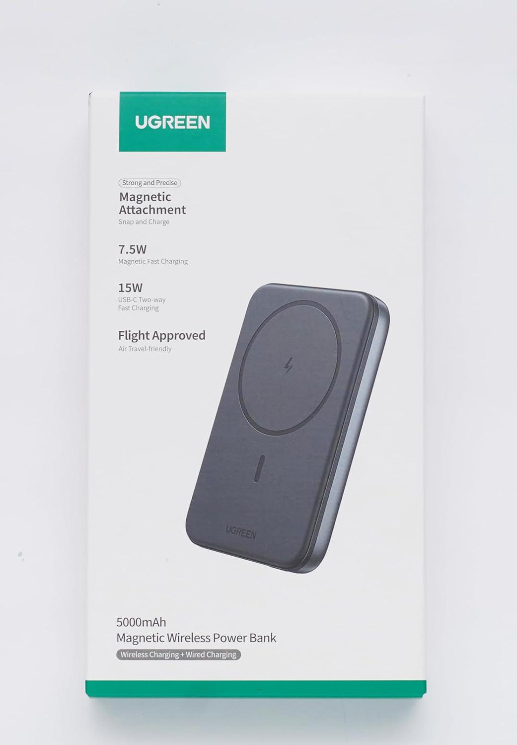 Повербанк магнітний UGREEN 5000 mAh 15W для iPhone 15/15 Pro/15 Pro Max/14/13/12 (1237880) - фото 8