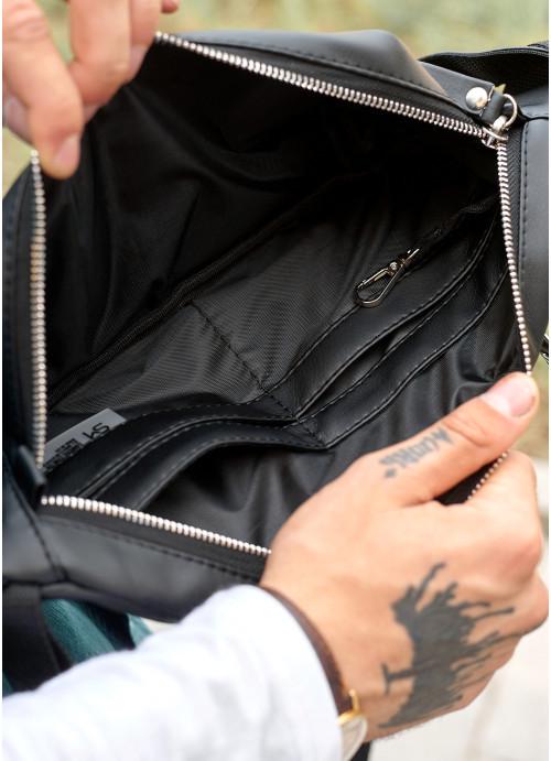 Сумка через плечо мужская Sambag экокожаная водостойкая Черный (2618898453) - фото 5