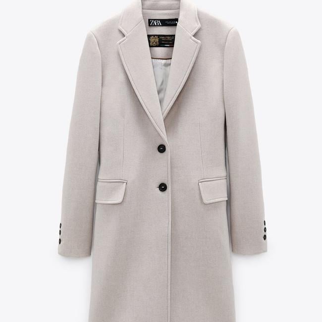 Пальто Zara XXL Светло-бежевый (3057243806) Пальто Zara XXL Светло-бежевый (3057243806)