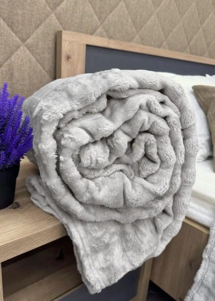 Покривало на ліжко Soft Night 200х230 см Світло-сірий (87-138) - фото 4 Покривало на ліжко Soft Night 200х230 см Світло-сірий (87-138) - фото 4