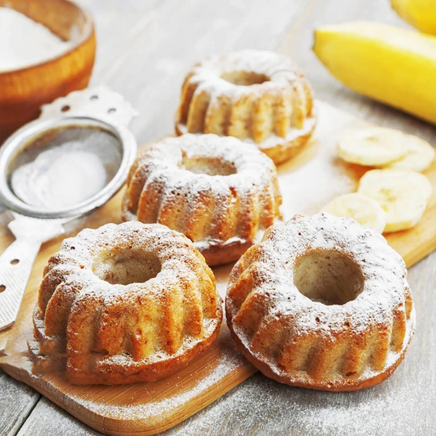 Набір форм силіконових A-PLUS для випікання кексів/мафінів/мінітортиків 6 шт. (87727) - фото 9 Набір форм силіконових A-PLUS для випікання кексів/мафінів/мінітортиків 6 шт. (87727) - фото 9