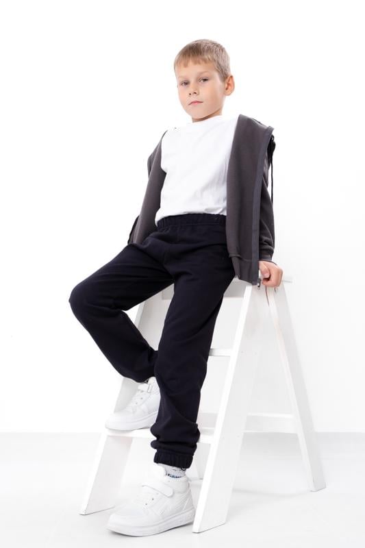 Спортивні штани-джогери утеплені для хлопчика Носи Своє 122 см Темно-синій (6155-023-4) Спортивні штани-джогери утеплені для хлопчика Носи Своє 122 см Темно-синій (6155-023-4)