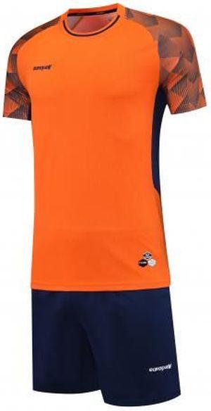 Форма футбольна Europaw 028 Classic light дитяча 2XS Помаранчево-темно-синій (europaw472) - фото 2