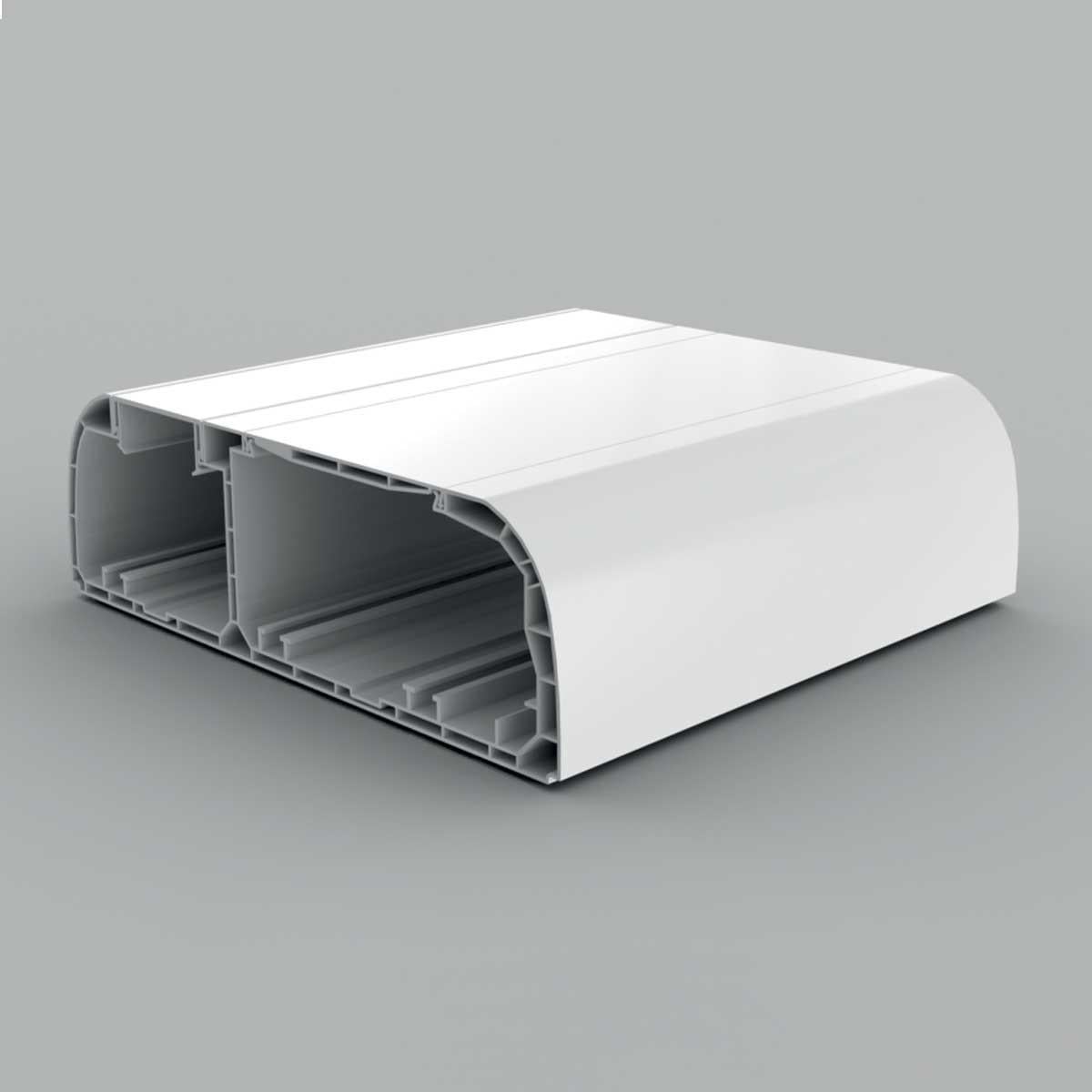 Кабель-канал парапетный KOPOS PK 210x70 мм 99 см ПВХ Белый (PK 210X70 D_HD)