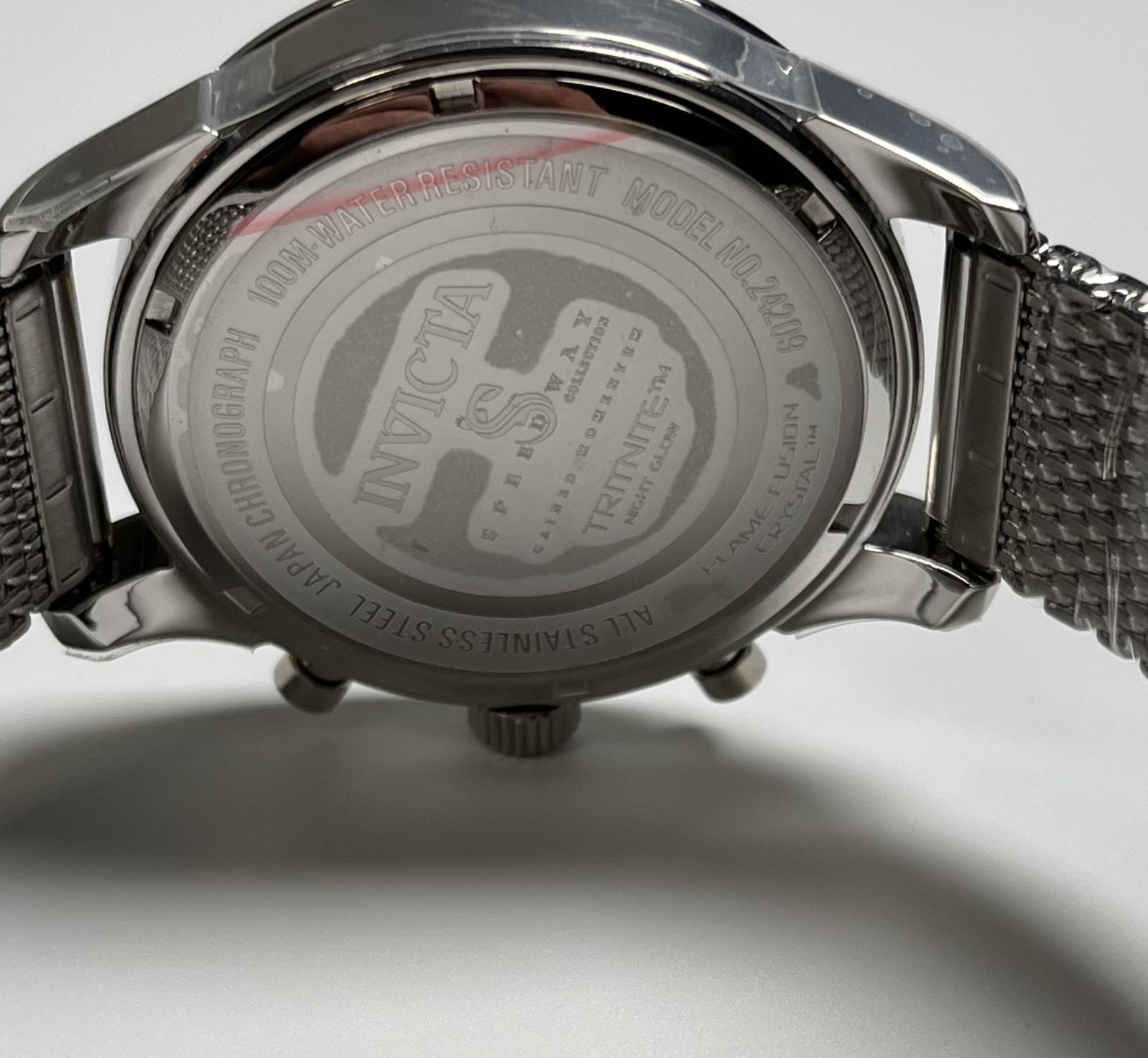 Годинник чоловічий Invicta 24209 Сріблястий - фото 8 Годинник чоловічий Invicta 24209 Сріблястий - фото 8