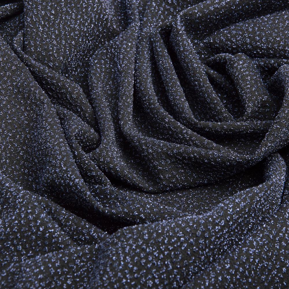 Ткань трикотаж Голди блестящая Синий (24551)