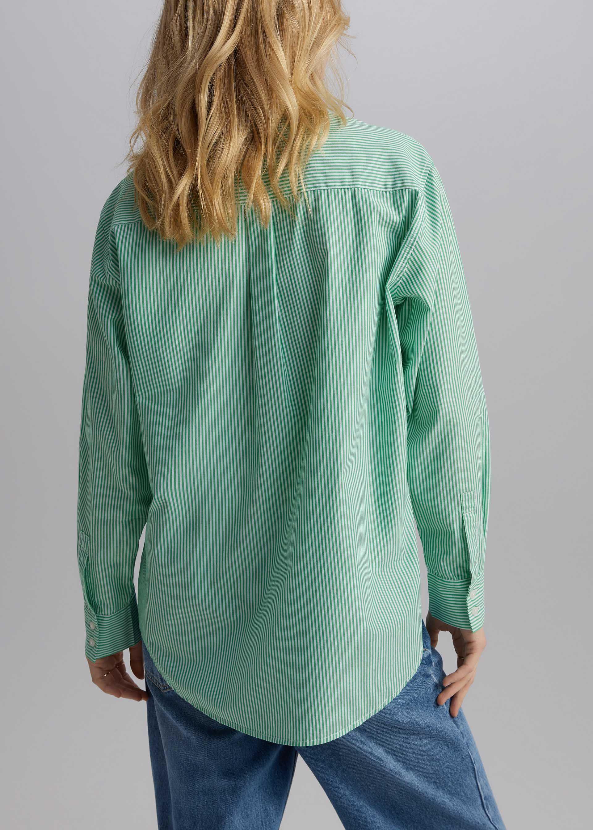 Сорочка жіноча Diverse MALIKE S Зелено-білий (5905384118769) - фото 4 Сорочка жіноча Diverse MALIKE S Зелено-білий (5905384118769) - фото 4