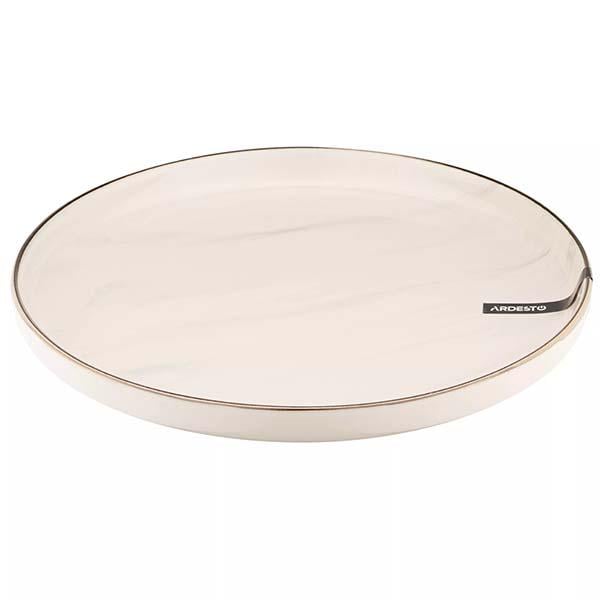 Тарелка обеденная Ardesto 27 см Бежевый (ЦБ-00033345) - фото 2 Тарелка обеденная Ardesto 27 см Бежевый (ЦБ-00033345) - фото 2