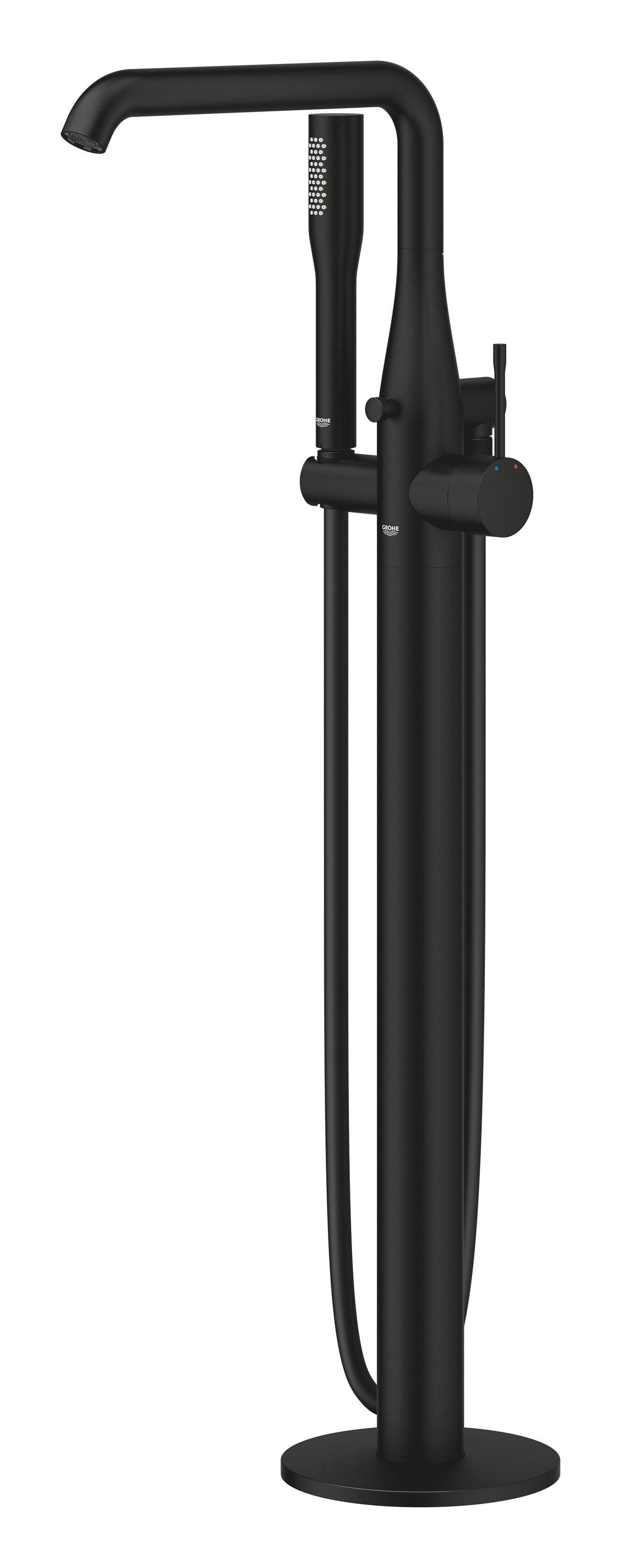 Змішувач для ванни підлоговий Grohe Essence 25248KF1 Чорний матовий (25248KF1)