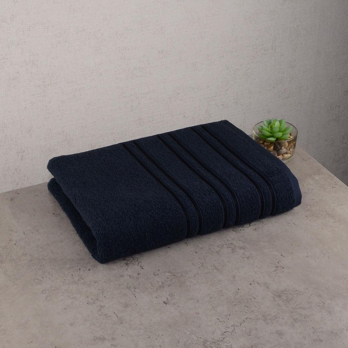 Махровий рушник GM Textile 50х90 см Темно-сірий