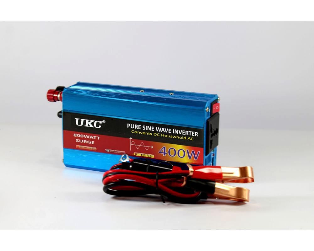 Перетворювач з чистою синусоїдою UKC AC/DC 12V 400W Синій - фото 2