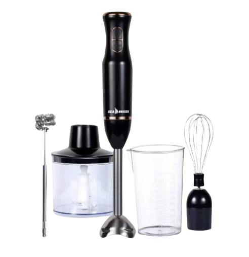 Блендер занурювальний Sea Breeze SB-094 5в1 800 Вт Чорний (SB-094)