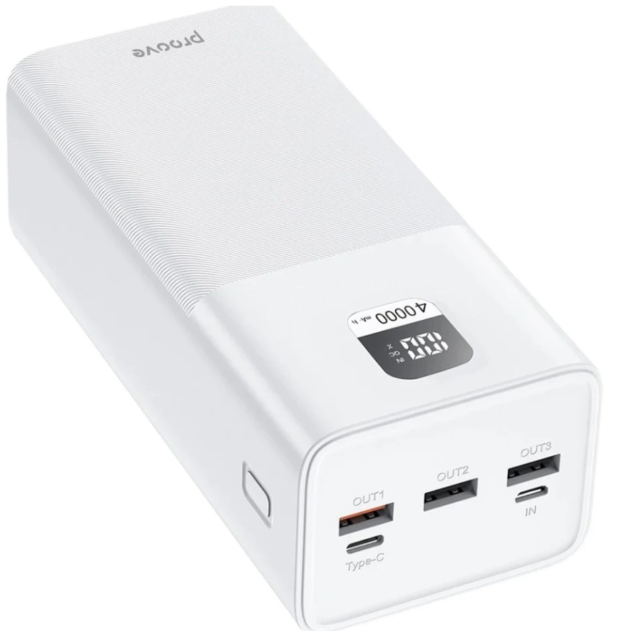 Повербанк Proove 40000 mAh Giant 100W White - фото 1