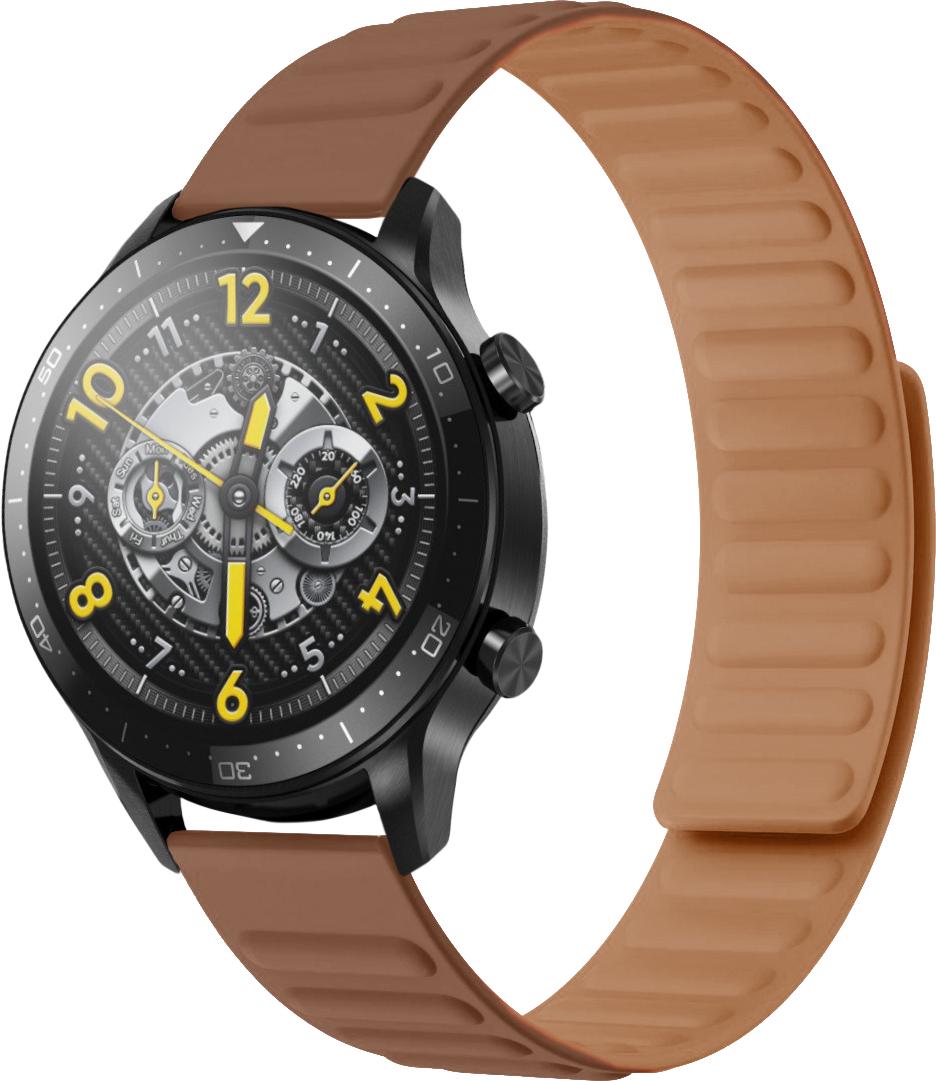 Ремешок Magneter для Realme Watch S Pro Brown (26648-30) Ремешок Magneter для Realme Watch S Pro Brown (26648-30)