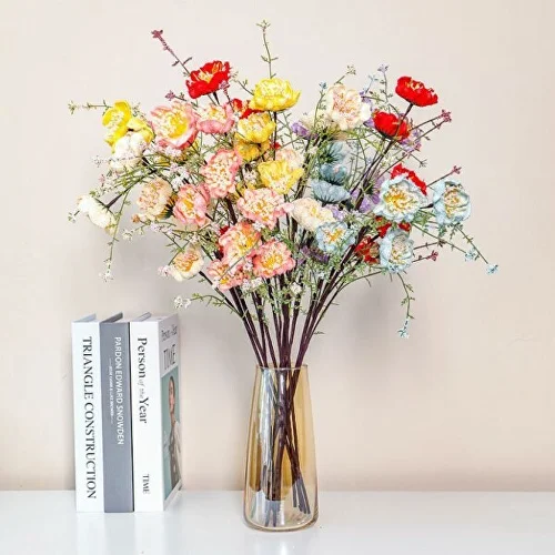 Цветы азалии искусственные 60 см 7 веток (C00639-1) - фото 5