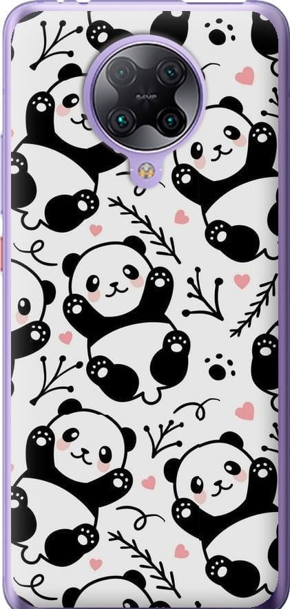 Чехол на Xiaomi Redmi K30 Pro Панды (4318u-1899-42517)