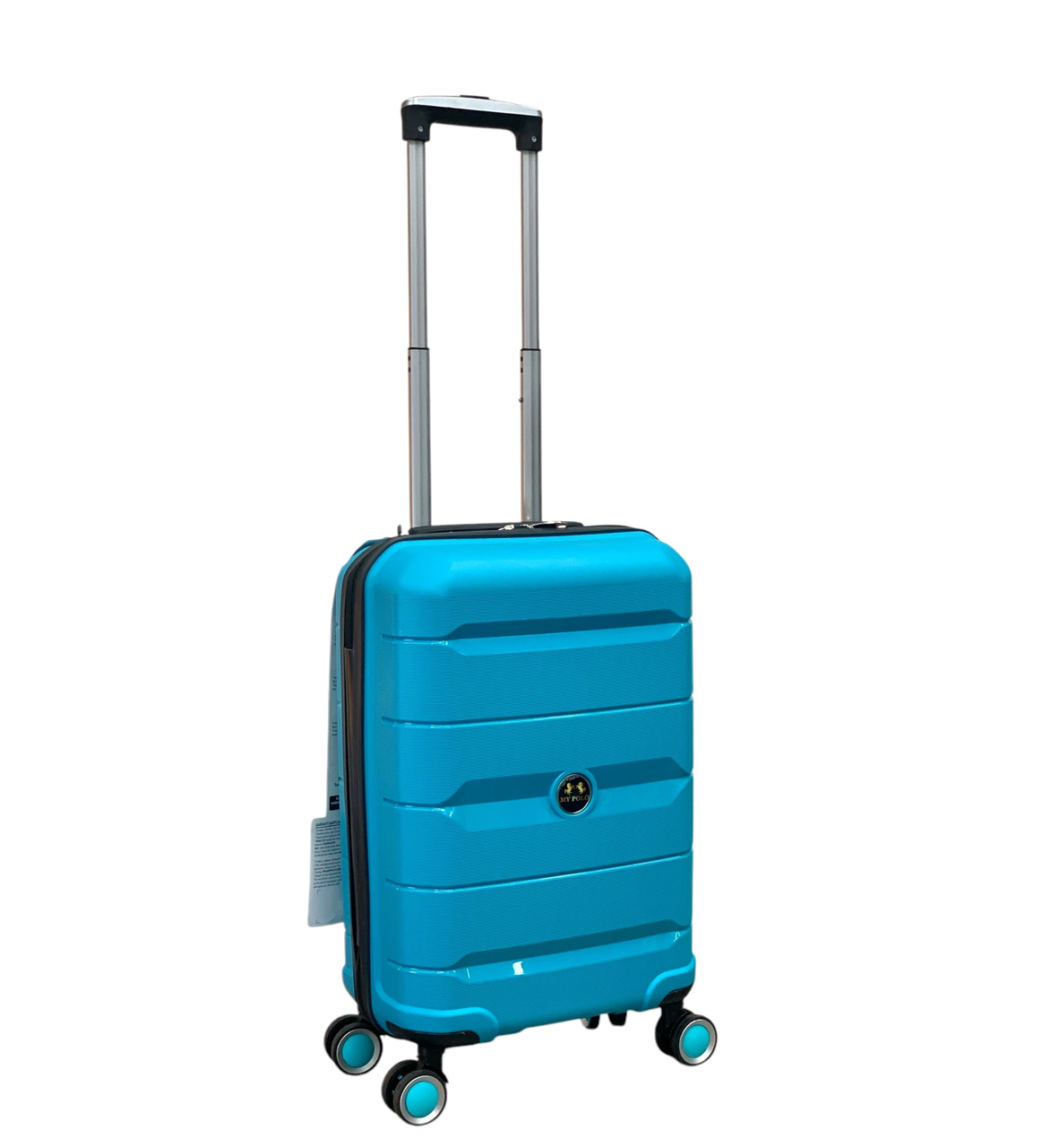 Чемодан my Polo PP010-S полипропилен ручная кладь на 4-х двойных колесах маленький S 50 л