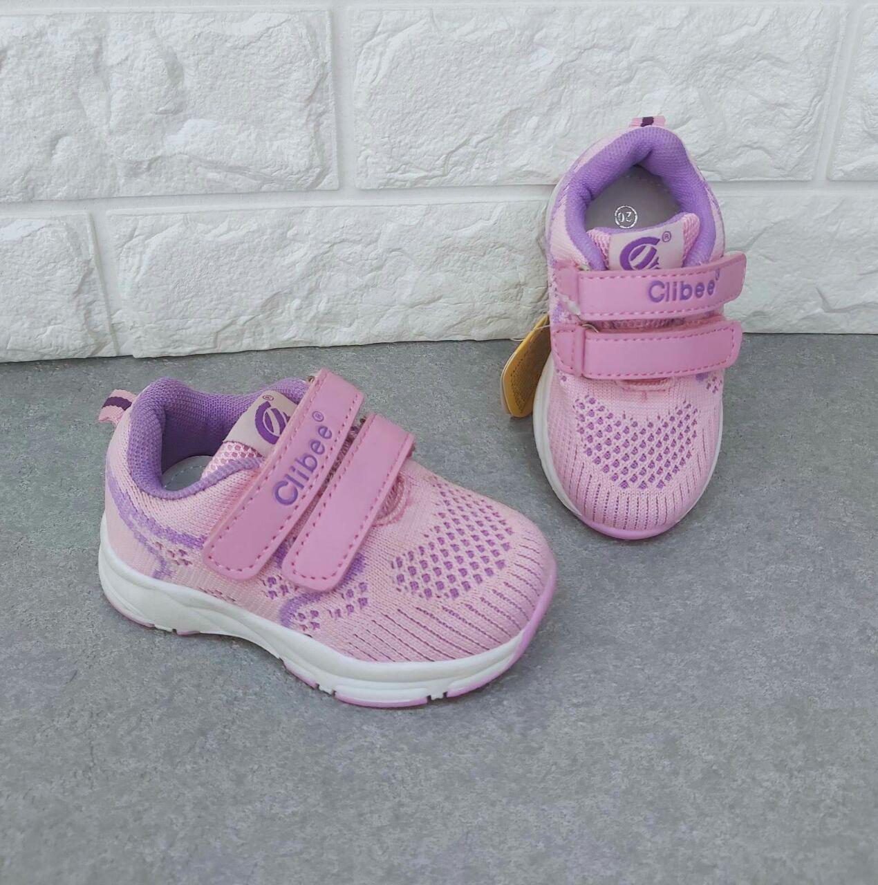 Кросівки для дівчинки 566 р. 22 14,5 см Рожевий (566)