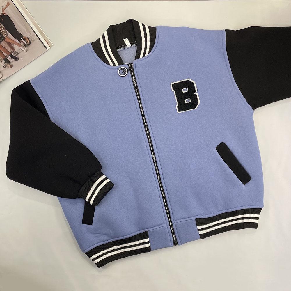 Бомбер для девочки утепленный 0708 140 см Лавандовый (157559)