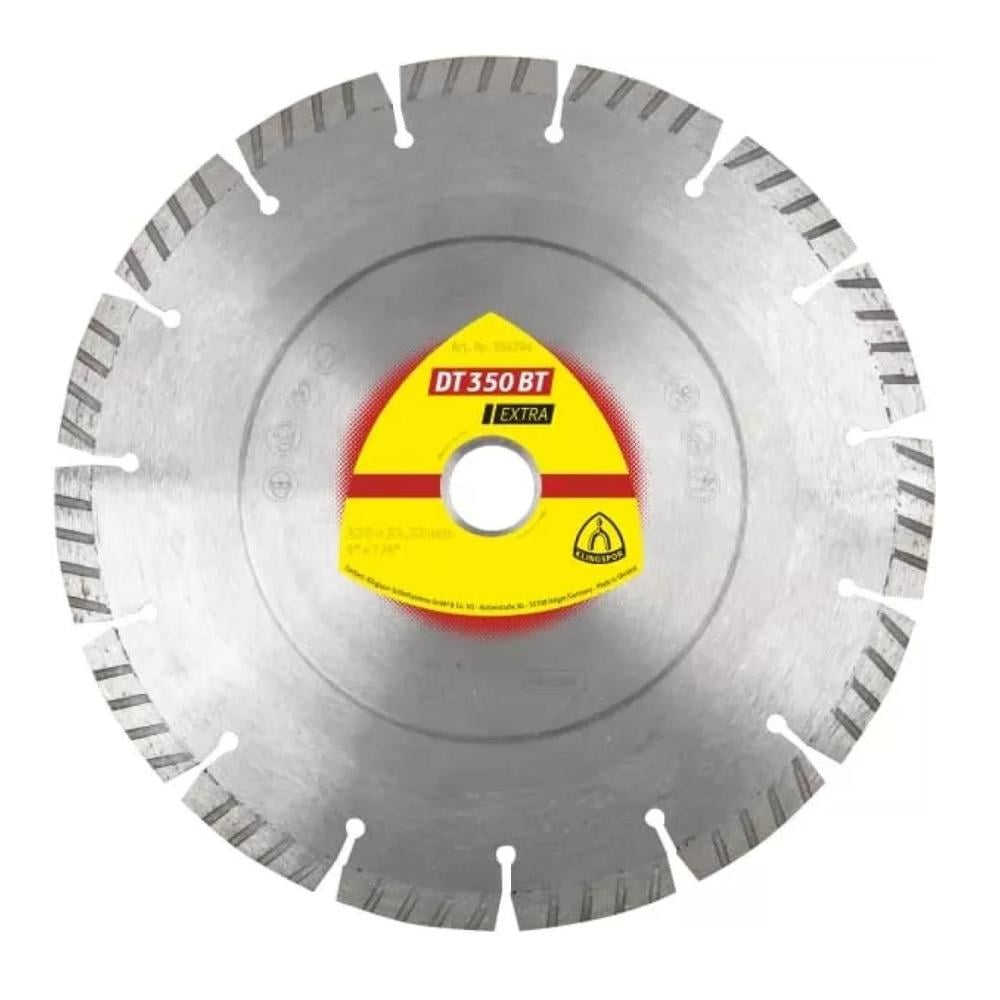 Диск алмазний Klingspor DT 350 BT Extra 230х2.6 22.2 мм (354794)
