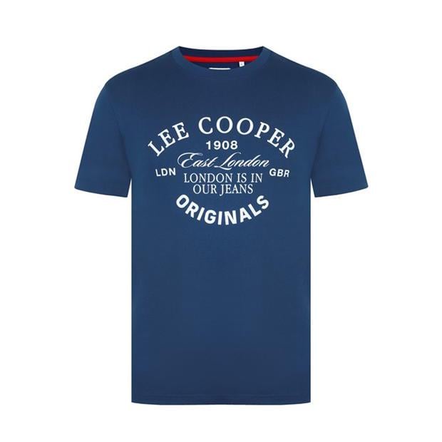 Футболка мужская Lee Cooper S Синий (TS0001M045)