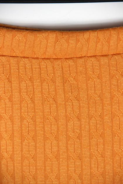 Юбка Vila 14103975П M Оранжевый - фото 2