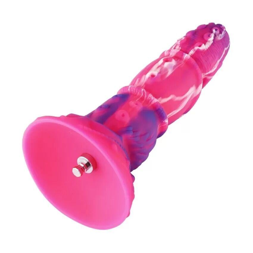 Фаллоимитатор для секс-машин Hismith Tentacle Silicone Dildo Monster Series KlicLok и присоска 8,6" (35552530)