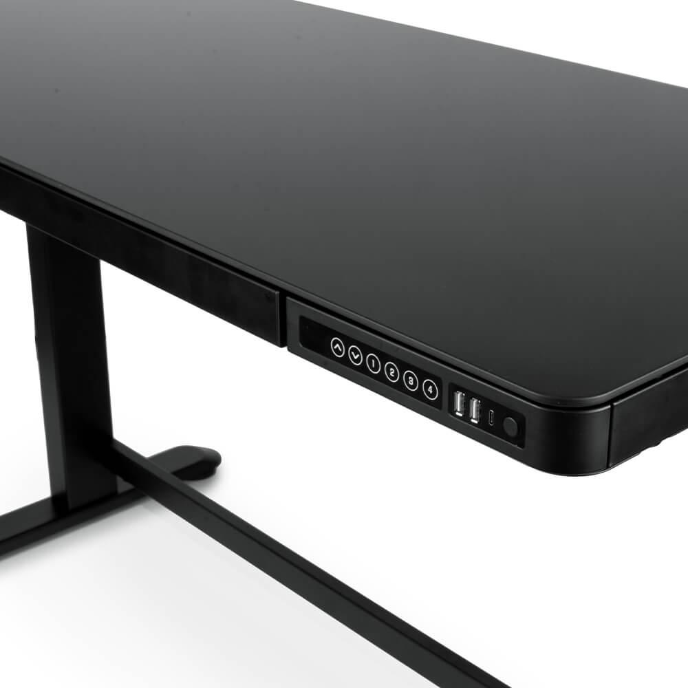 Регульований стіл Barsky StandUp Memory BSU el-05 electric 1200х600 мм Black glass - фото 3 Регульований стіл Barsky StandUp Memory BSU el-05 electric 1200х600 мм Black glass - фото 3