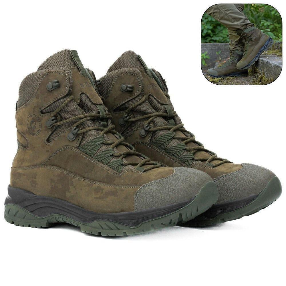 Черевики туристичні Стимул Отаман р. 43 демісезон/посилені Піксель/Оливковий - фото 2 Черевики туристичні Стимул Отаман р. 43 демісезон/посилені Піксель/Оливковий - фото 2