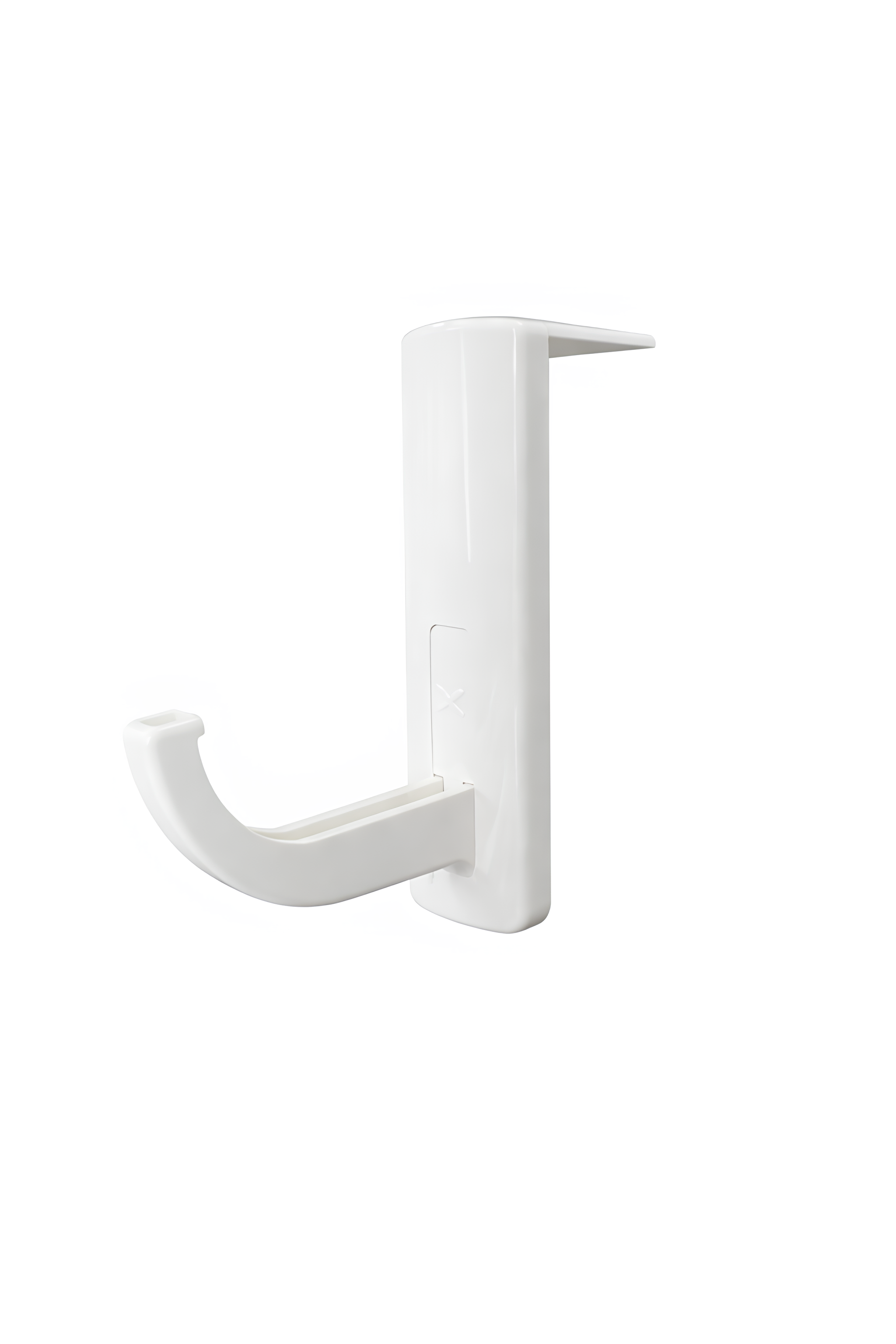 Тримач-органайзер для навушників на стіл чи монітор самоклеючий 1 шт. Білий (MayPS21221)