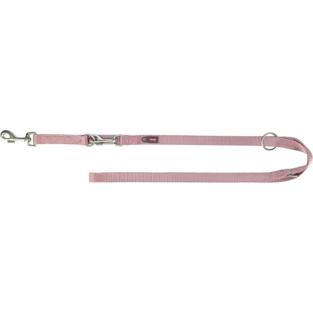 Поводок для собак Trixie Premium регулируемый L-XL 2 м/15 мм Светло-розовый (200435)
