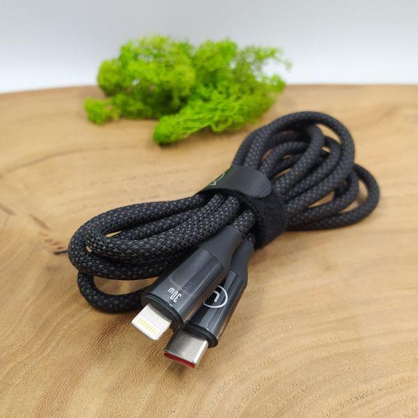 Кабель Usams US-SJ638 USB Type C-Lightning 30W Colorful Light (24014277)