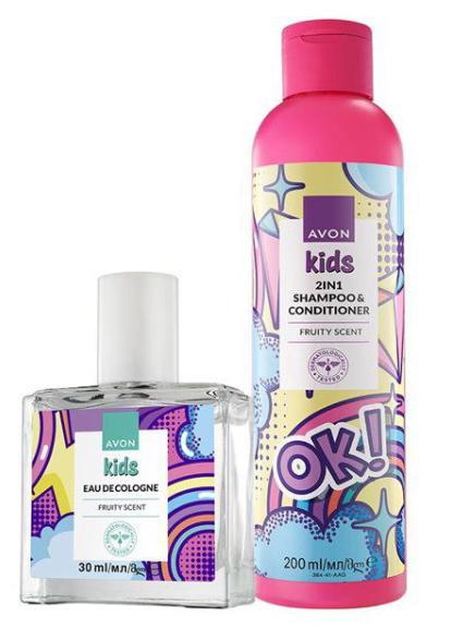 Набор парфюмерно-косметический детский Avon Love shmp/con 200 мл cologne 30 мл (1210477212)