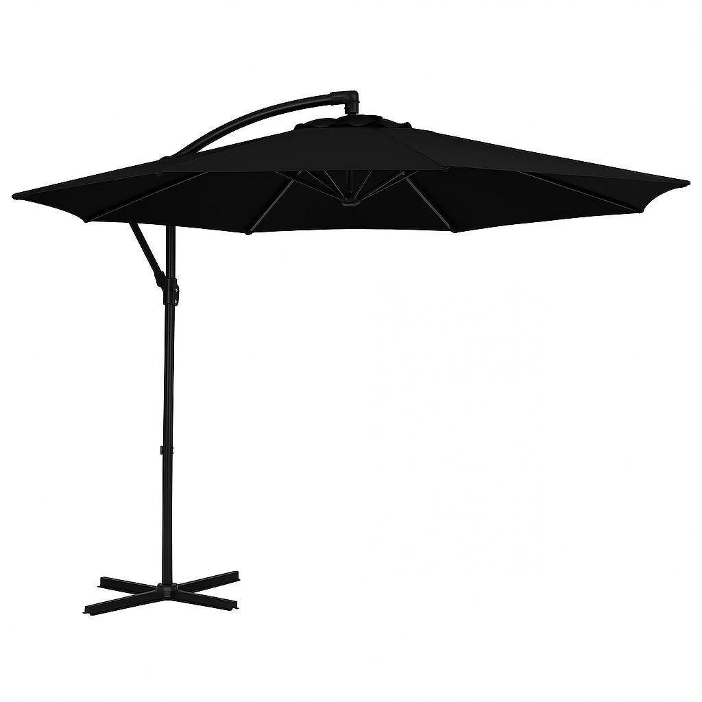 Парасолька садова регульована WCG з чохлом/нахилом 3 м Чорний - фото 1 Парасолька садова регульована WCG з чохлом/нахилом 3 м Чорний - фото 1