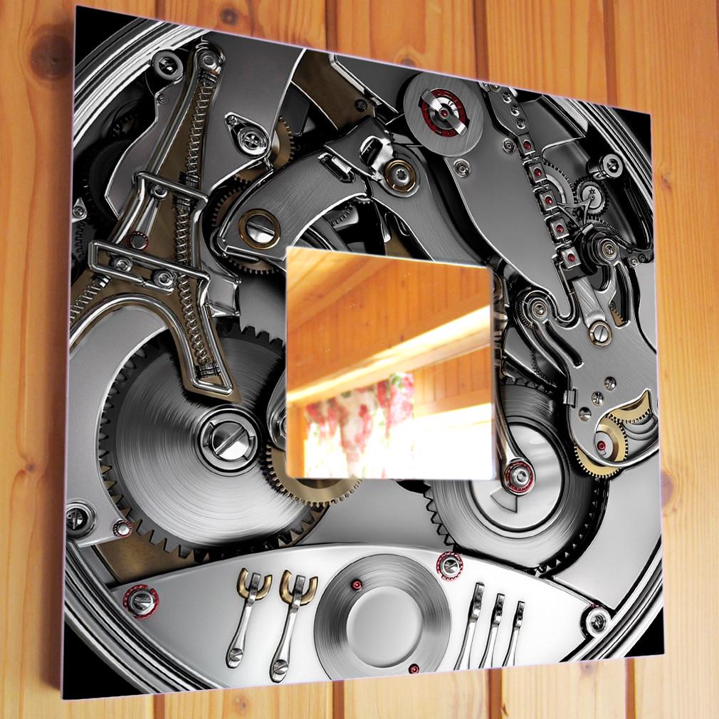 Зеркало декоративное Часовой механизм скелетон 260х260 мм (M03859) Зеркало декоративное Часовой механизм скелетон 260х260 мм (M03859)