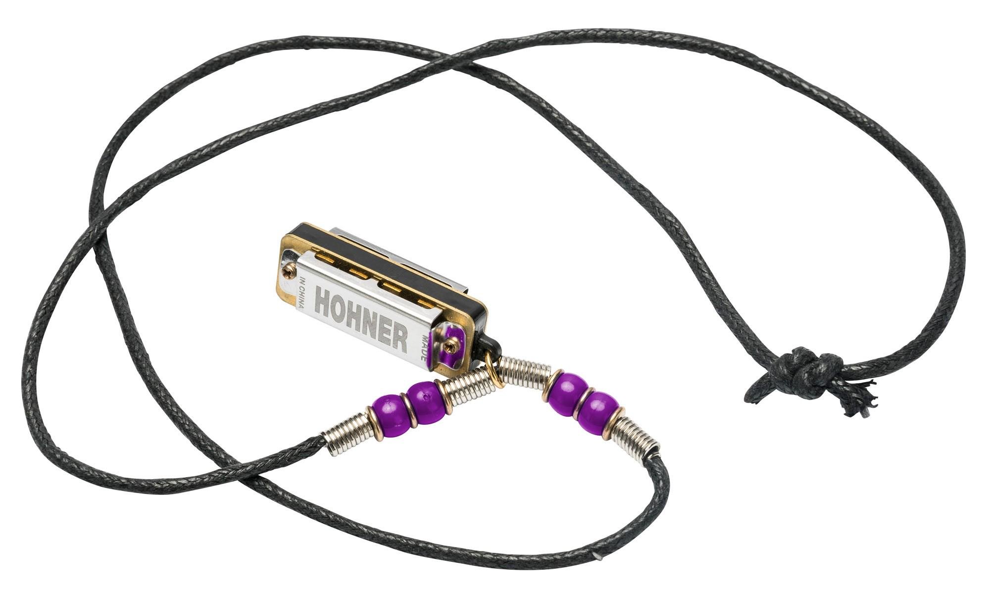 Губная гармошка Hohner Miniature Mini Harmonica Necklace M38N-PU C-major Purple 1 шт. (128579)