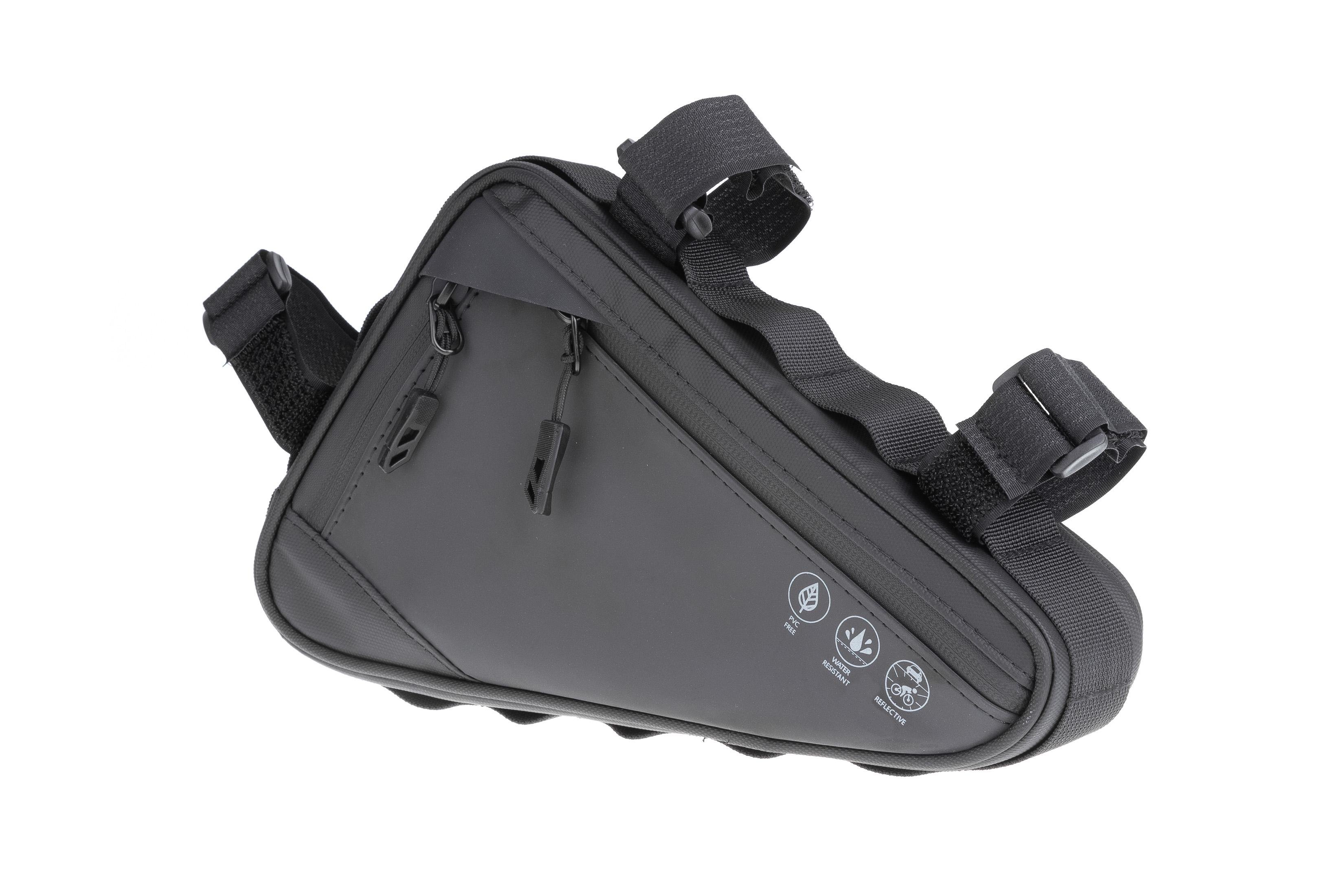 Сумка під раму OnRide Hutch водовідштовхуюча тканина світловідбиваюча вставка 1,2 л Сумка під раму OnRide Hutch водовідштовхуюча тканина світловідбиваюча вставка 1,2 л