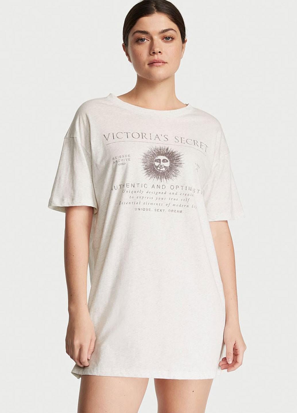 Ночная рубашка Victoria's Secret XL/XXL Серый (1440817441QCBX/XL)