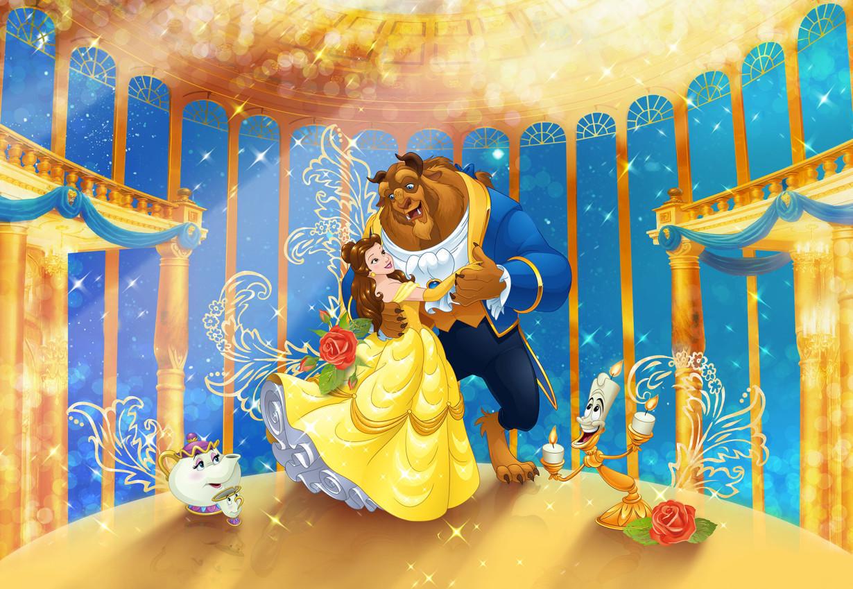 Обои Панно Komar Disney Beauty and the Beast бумажные моющие 368х254 см (8-4022)