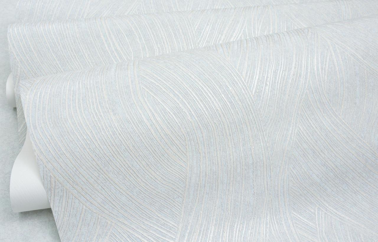 Обои флизелиновые SINTRA Milan 600528 декор винил горячего тиснения 1,06х10,05 м Голубой