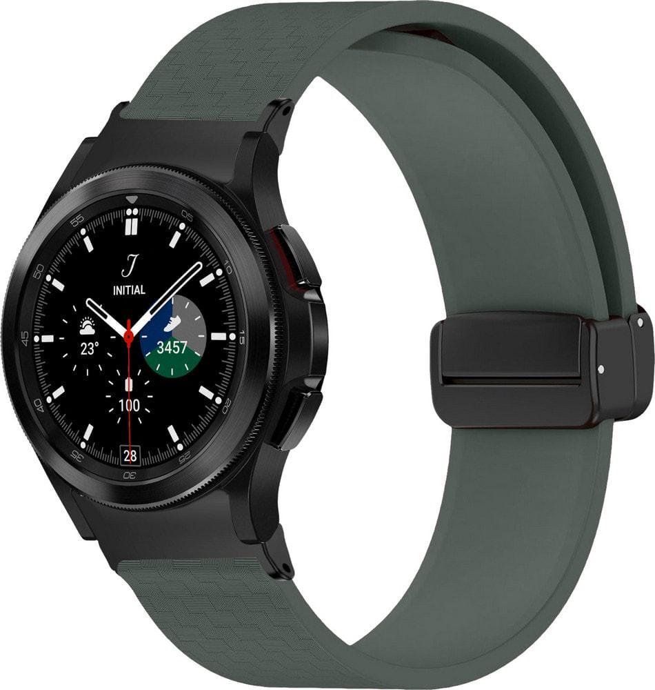 Ремешок Oncord для Galaxy Watch 4 Classic 46 мм Dark Grey (35158-25)