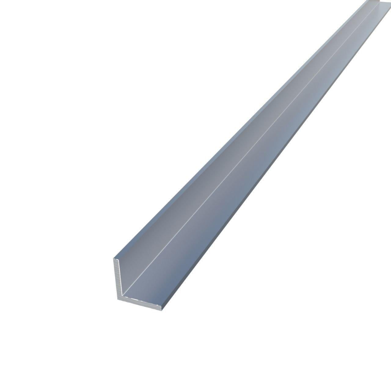 Уголок алюминиевый 15х15 толщина 1,0 мм АД31 Т5 без покрытия матовый экструдированный 1 м (2585778001/К1493)