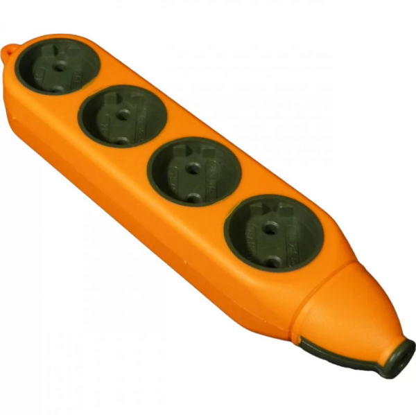 Колодка удлинителя двухсторонняя на 4 и 4 гнезда без заземления (2237268532)