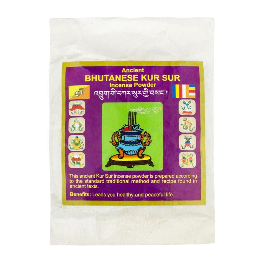 Благовония Бутанские Санг Порошковые PKB Кор Сар Kur Sur 100 г 150х100х20 мм (27897)