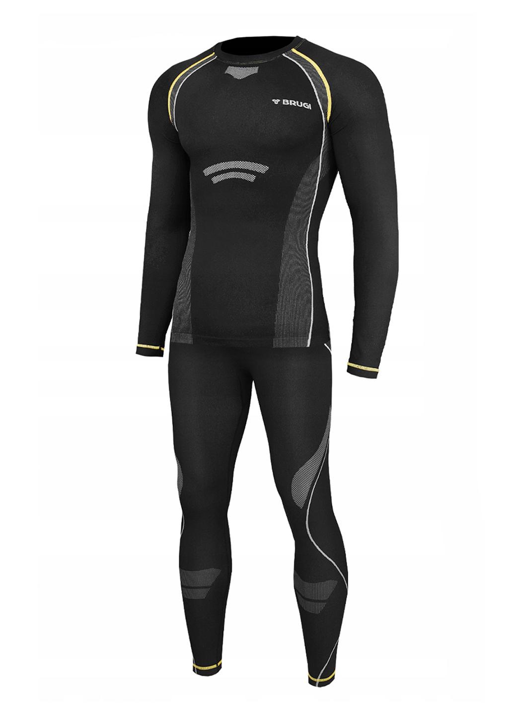 Комплект термобелья мужской Brugi 4RC3/4RC4 KAQ L/XL Black (4RC3/4RC4-KAQ-BLK-L/XL)