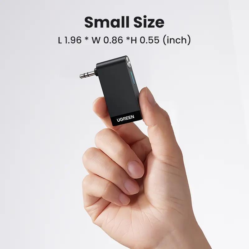 Адаптер UGREEN Bluetooth Receiver 3,5 мм Black (30348) - фото 10