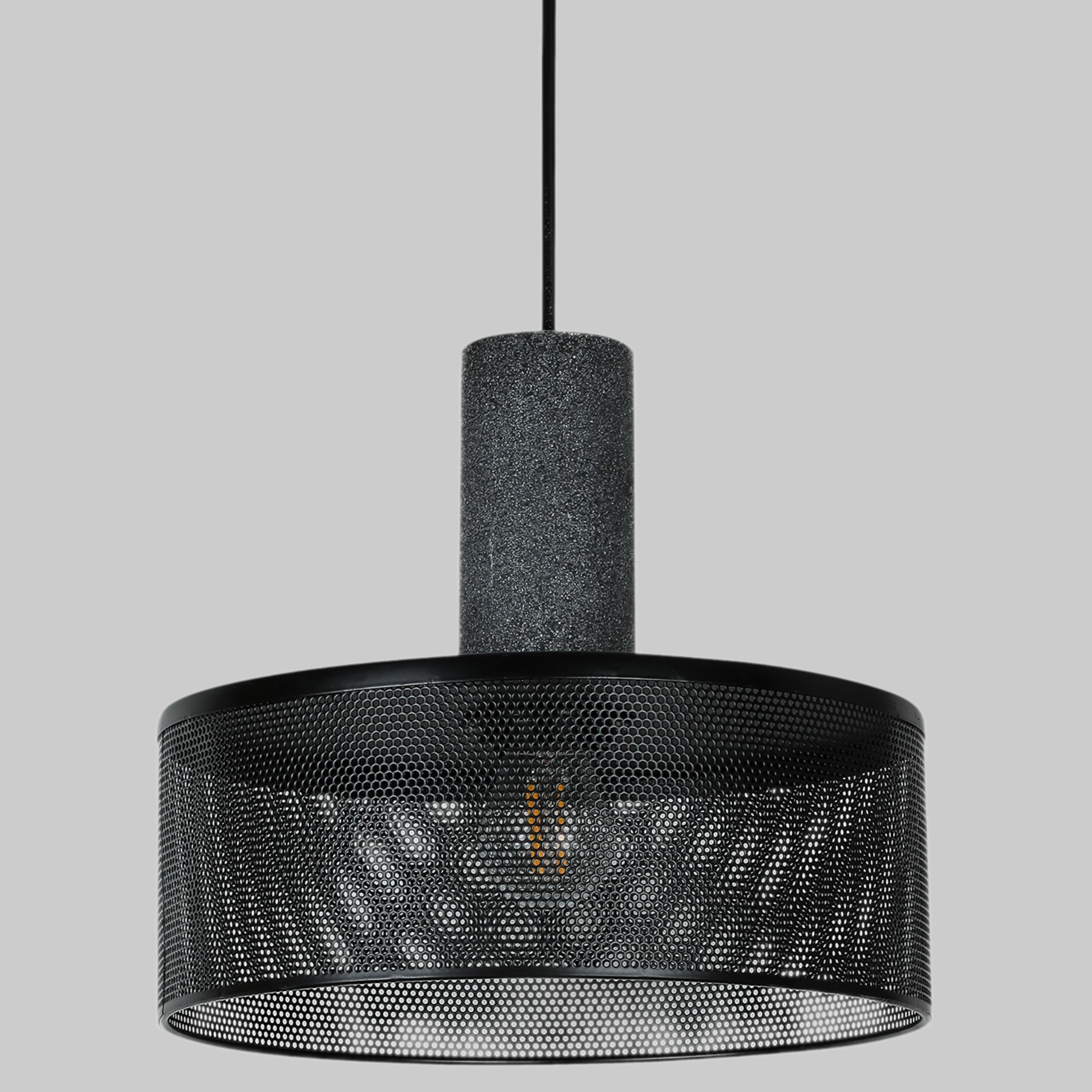 Светильник подвесной 25 см Черный (74-HJ2521-1B BK)