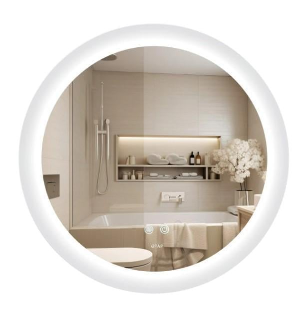 Зеркало для ванной комнаты Qtap Taurus с LED-подсветкой Touch (QT2478R807) Зеркало для ванной комнаты Qtap Taurus с LED-подсветкой Touch (QT2478R807)