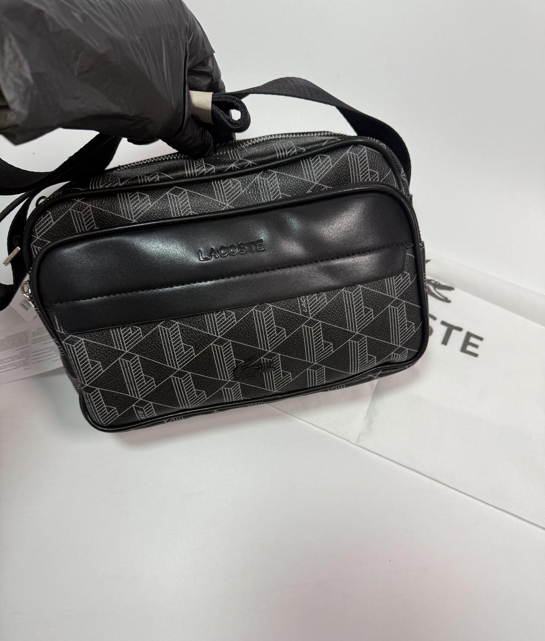 Мужская сумка через плечо Lacoste Черный (2792177068) - фото 7 Мужская сумка через плечо Lacoste Черный (2792177068) - фото 7