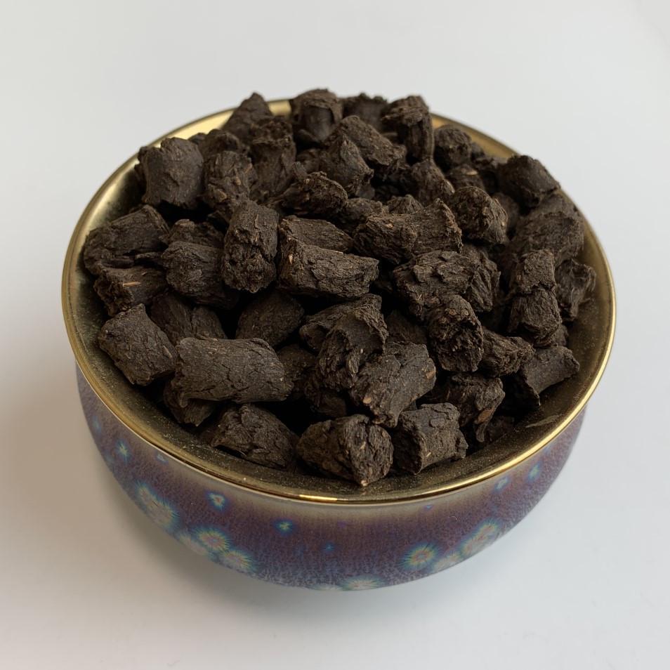 Чай Шу Пуэр Ископаемое битое серебро Номи Сян Суй Инь Цзы 100 г